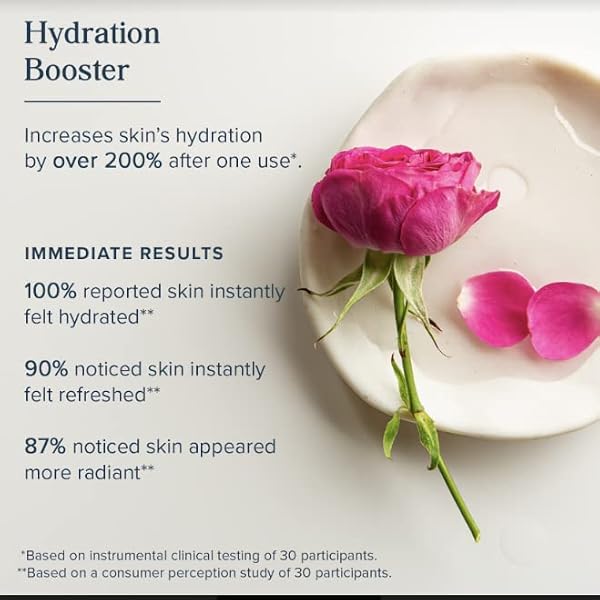 Heritage Store Rosewater & Glycerin 2 confezioni da 2 nebulizzatori idratanti per la cura della pelle mista, spray per acqua di rosa per viso con glicerina vegetale, vegano, 226.8 g ciascuno