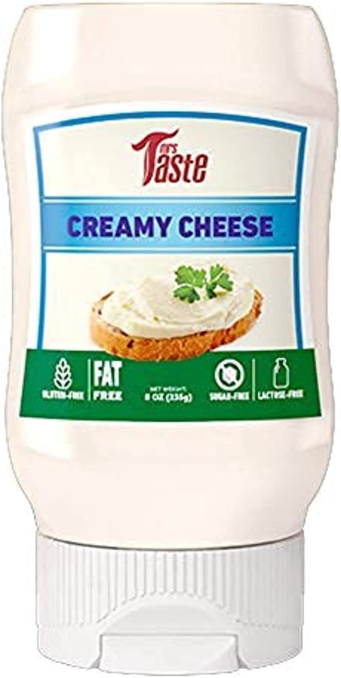 Mrs TasteSugar Free, Zero Calories, Zero Sodium, Zero Sugar, High Fiber, Keto Friendly, Paleo Friendly, Ketchup and Sauces (CREAMY CHEESE)