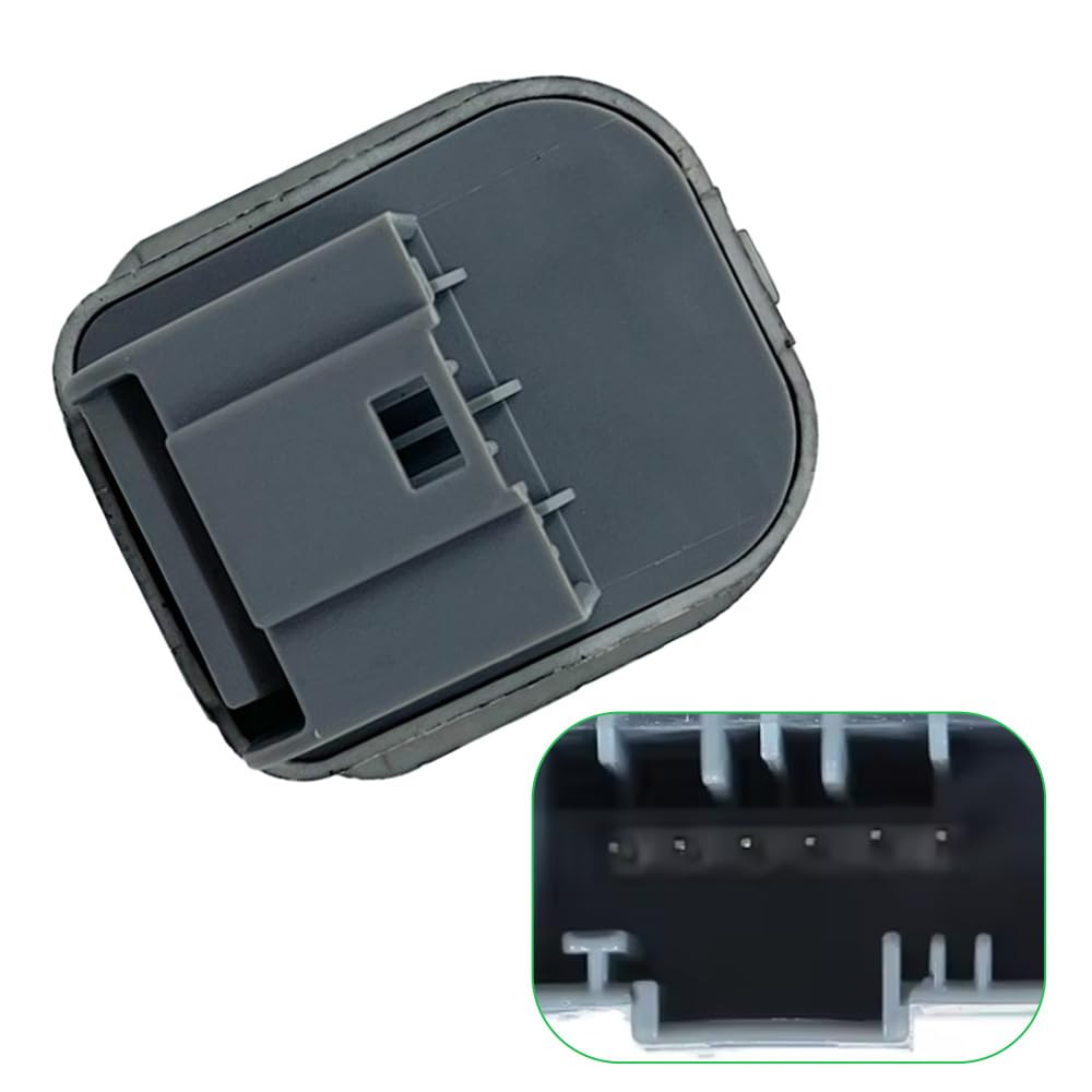 5ND959565B Side Mirror Switch Rearview Mirror Adjust Knob Compatible with VW Tiguan Touran Caddy R32 Rabbit Eos Scirocco Jetta Passat GTI MK5 MK6 Golf MK5 MK6, Replaces 5ND959565E
