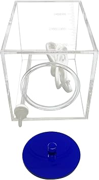 dosing Container dosing Pump Reservoir with dosing Pump tubing Hose 1500ml(Blue lid)