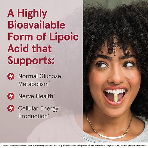 Jarrow Formulas RALA R-Alpha Lipoic Acid 100 Mg With Biotin, Dietary Supplement For Cellular Energy Production, Glucose And Lipid Metabolism And Antioxidant Support thumb #3