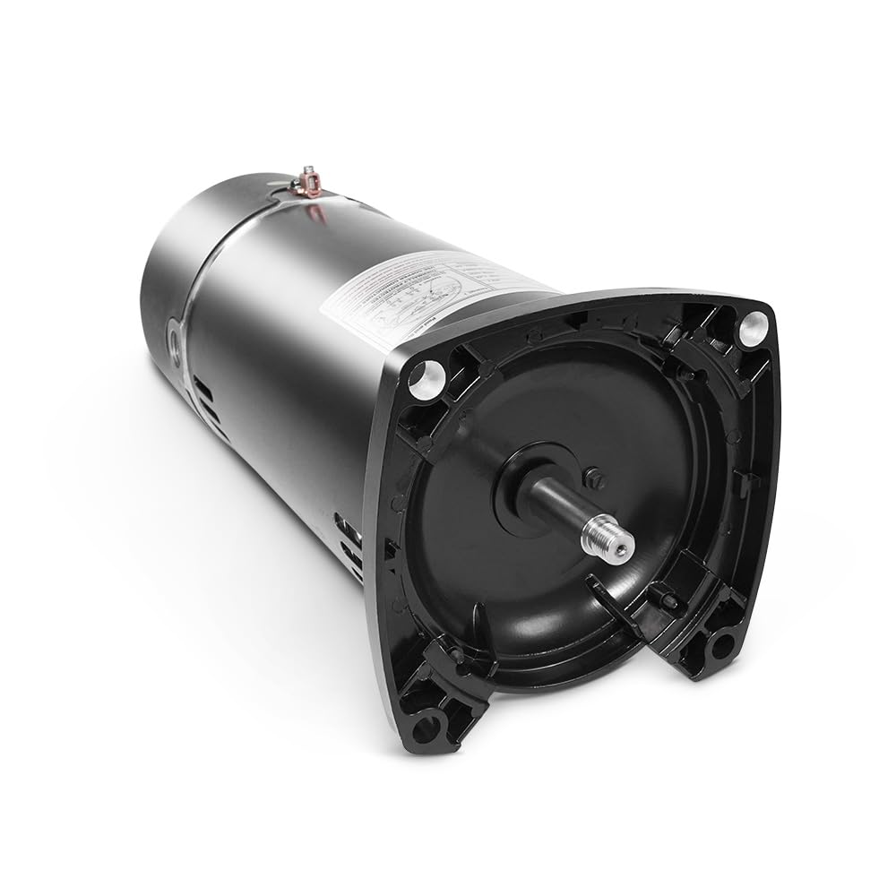 loosoo Square Flange Pool Motor USQ1102, Compatible with Sta-Rite Dura-Glas/Max-Flow II/Whisper-Flo, 1 HP, 3450 RPM, 1.25 Service Factor, 48Y Frame