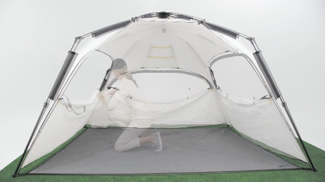 Amazon.com: Veer Family Basecamp Recreational Pop-Up Tent | Premium Trail  Rated Beach Tent or Camp Shelter for Adults and Kids | Water Resistant  UPF50 Protective Coating | Portable with Easy Set Up