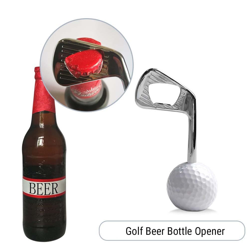 Set Apribottiglie Vino, 3 Pezzi Cavatappi a Forma da Golf in Lega di Zinco, Kit Vino Regalo per Feste Ristoranti Bar, con Scatola Regalo di Lusso