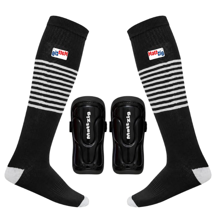 mattzig Indian Club Football Kit (Football Socks One Pair + Shin Guard One Pair)-picture-6