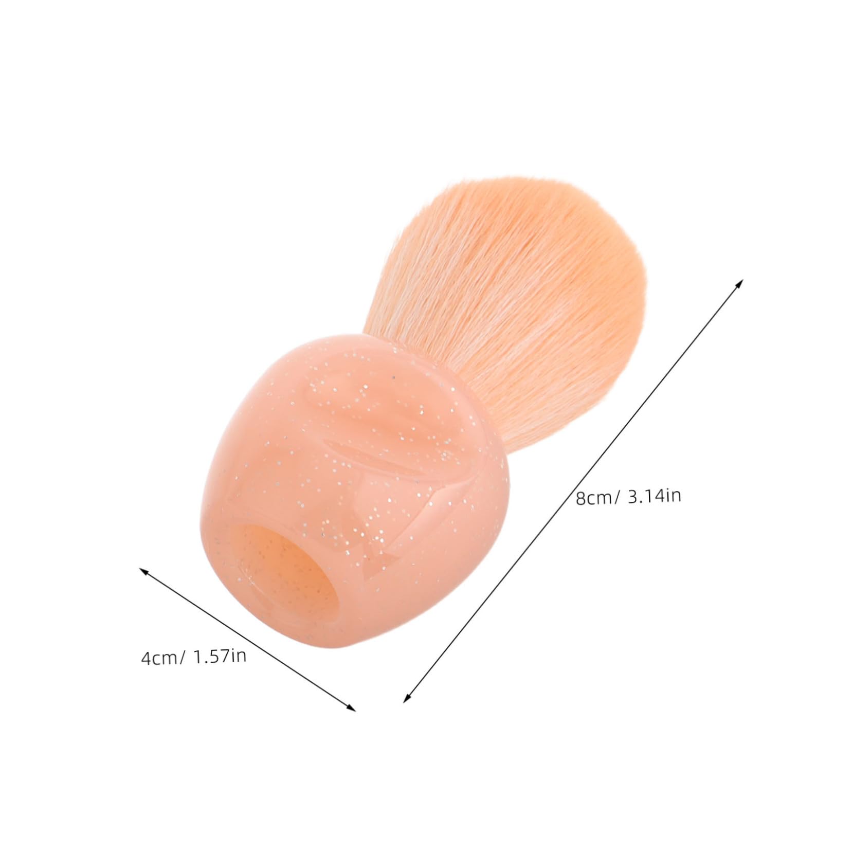 Ipetboom 2 Pack Soft Nail Dust Brush Blush Brush Mini Makeup Tools for Manicure Beauty Routine
