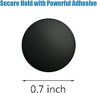 Vista 2 de 4 PCS Laptop Rubber Feet (0.7 inch Diameter), Non-Slip Replacement Bottom Feet for MacBook Case (MacBook Pro/MacBook Air Shell Cover)