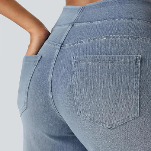 Grevela Pull Up Jeans, Grevela Stretch Jeans, High Waisted Multiple Pockets Wide Leg Washed Stretchy Knit Casual Jean4