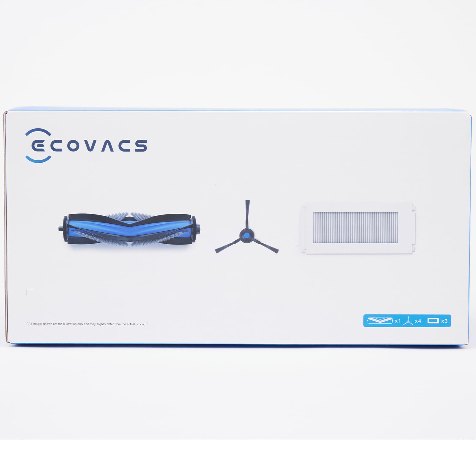 Ersatzteil-Set Für Ecovacs Deebot N30/N30 Pro OMNI – Hauptbürste, 4x Seitenbürsten, 3x Filter