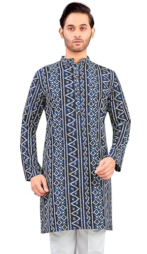 Image of Studio Shringaar Men's Polyester Relaxed Fit Straight Kurta