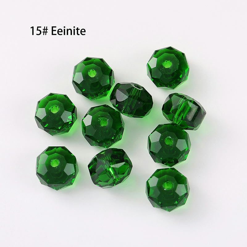 200 szt. 6/8 mm 5A kryształowe szklane koraliki fasetowane kryształowe koraliki z kryształu górskiego, koraliki ze szkła bikonowego, do rękodzieła, dekoracji DIY
