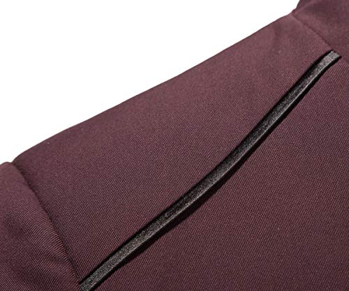 Wemaliyzd Men's Retro 2 Piece Chinese Tunic Suit Stand Collar Traditional Uniform3