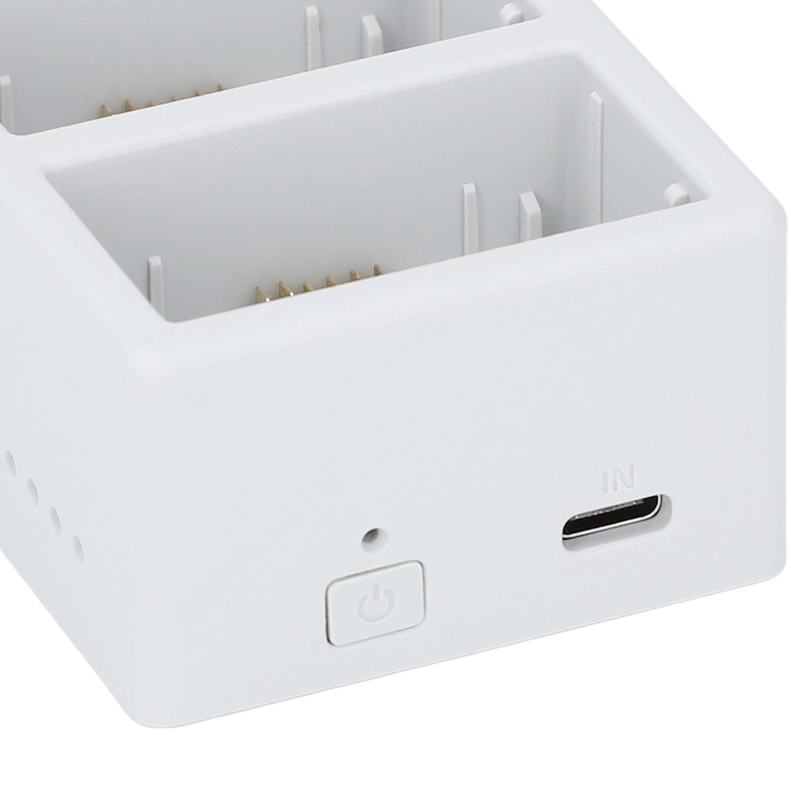 Cryfokt Hub Caricabatteria per Drone Modalità di Archiviazione di Ricarica Rapida per Mini 3 4 Pro con Doppia modalità di Ricarica per Appassionati di Droni Plastica 3x5,5x1 Pollici
