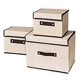 Caja de almacenamiento multifuncional: esta caja de almacenamiento con tapa puede evitar el polvo de manera eficiente y es fácil de plegar y ensamblar. Puede plegar el organizador del armario cuando no esté en uso. Por lo tanto, esta caja de almacenamiento plegable es una decoración perfecta para su hogar, oficina, cocina para organizar y almacenar calcetines y corbatas.