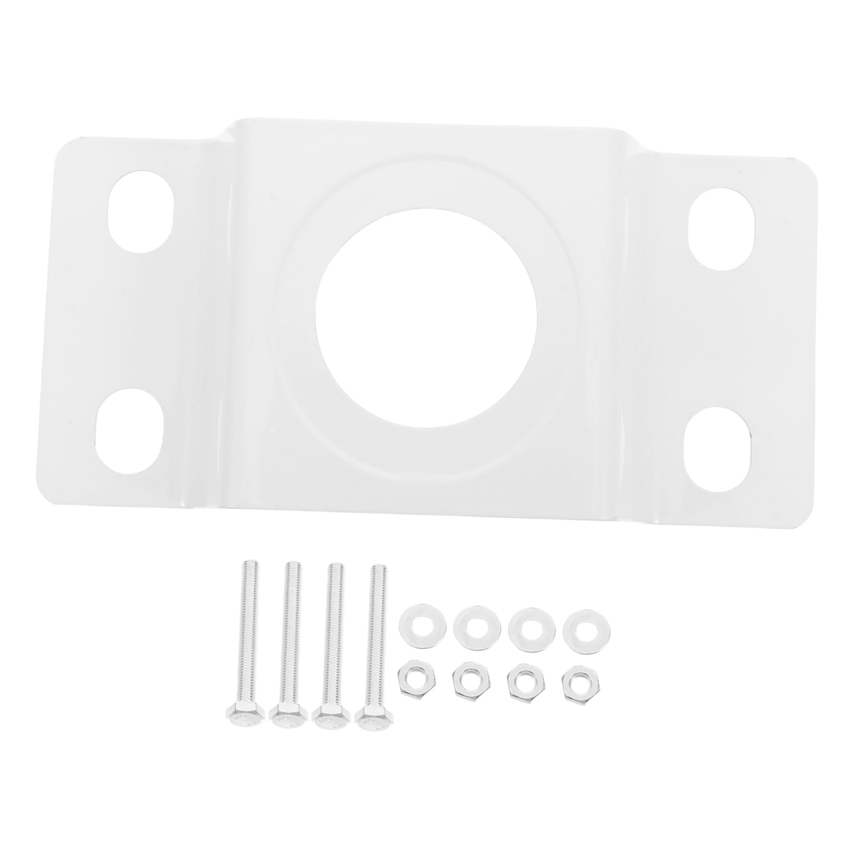 OFFSCH Lar Lighting Mounting Bracket Street Light Pole Mount Kit Iron Construction for Outdoor Lighting