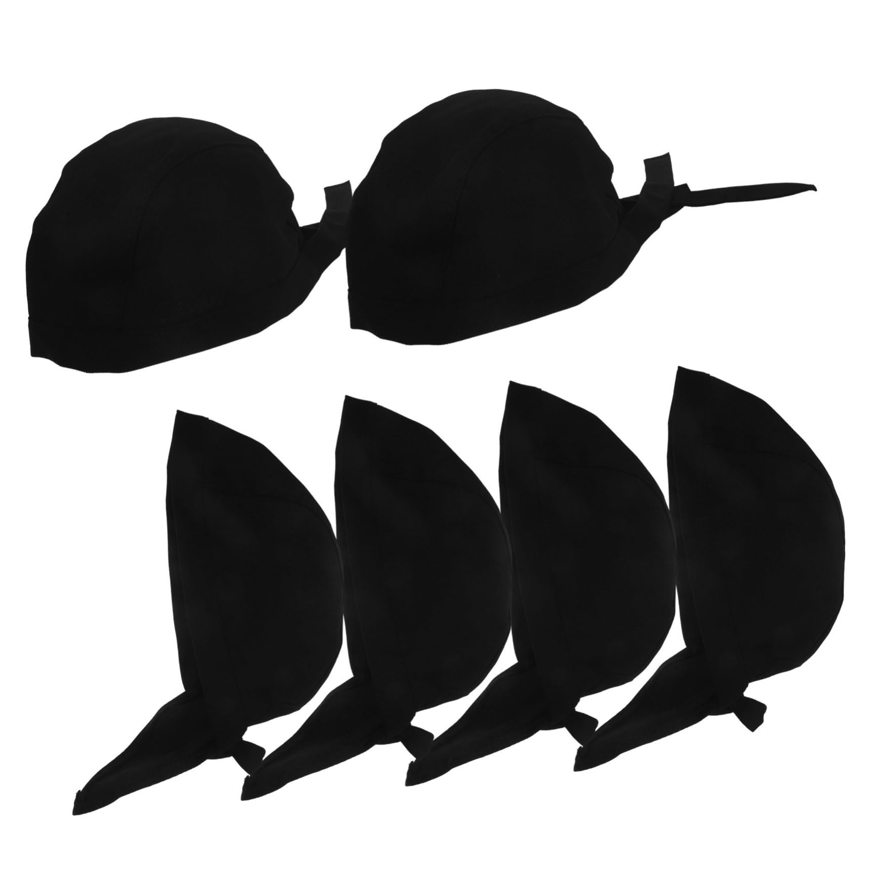 IMIKEYA 6 Gorros de Chef Unisex para Cocina, Resistentes y Cómodos, Ideales para Restaurantes y Catering
