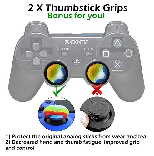 Batsoeasy 2 Pack 10Ft Ps3 Controller Charging Cable, Usb 2.0 Type A To Mini B Cable Sync Cord For Sony Playstation 3 Ps3/ Ps3 Slim/Ps Move Controllers, Cell Phones, Digital Cameras, Ti-84 Plus Ce Etc #TOP3