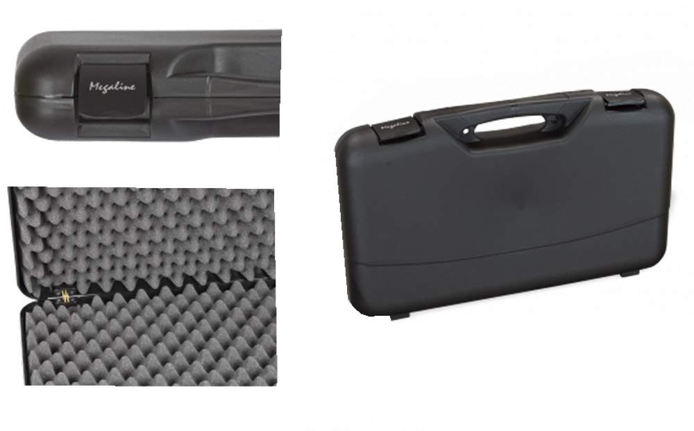 Maletín para Armas Negro PVC 50x30x8.5 cm 2 Pistolas