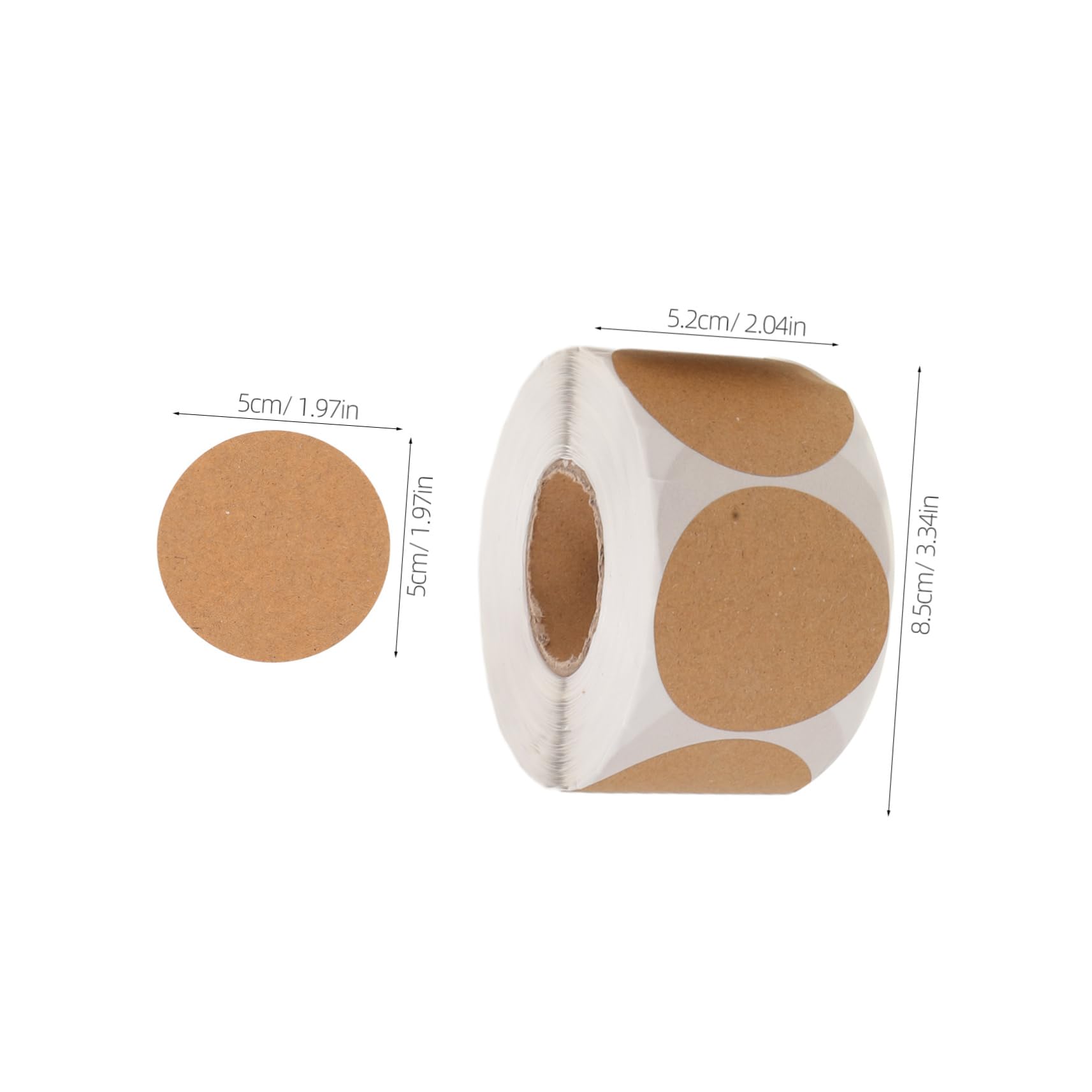 Mipcase 3pezzi Etichette Adesive Rotonde Vuote Per Organizzare e Contrassegnare Etichette Autoadesive Circolari Rimovibili e Scrivibili Adesivi Per Sigilli Di Buste e Confezioni