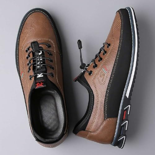 Image of Men's Oxford Business Casual Shoes Office Loafers Dress Comfort Driving Shoes