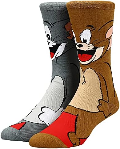Tom And Jerry 360 Character Crew Socks