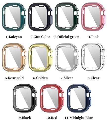Coque Apple Watch Ultra 49mm avec protection ecran intégrée vert - 2