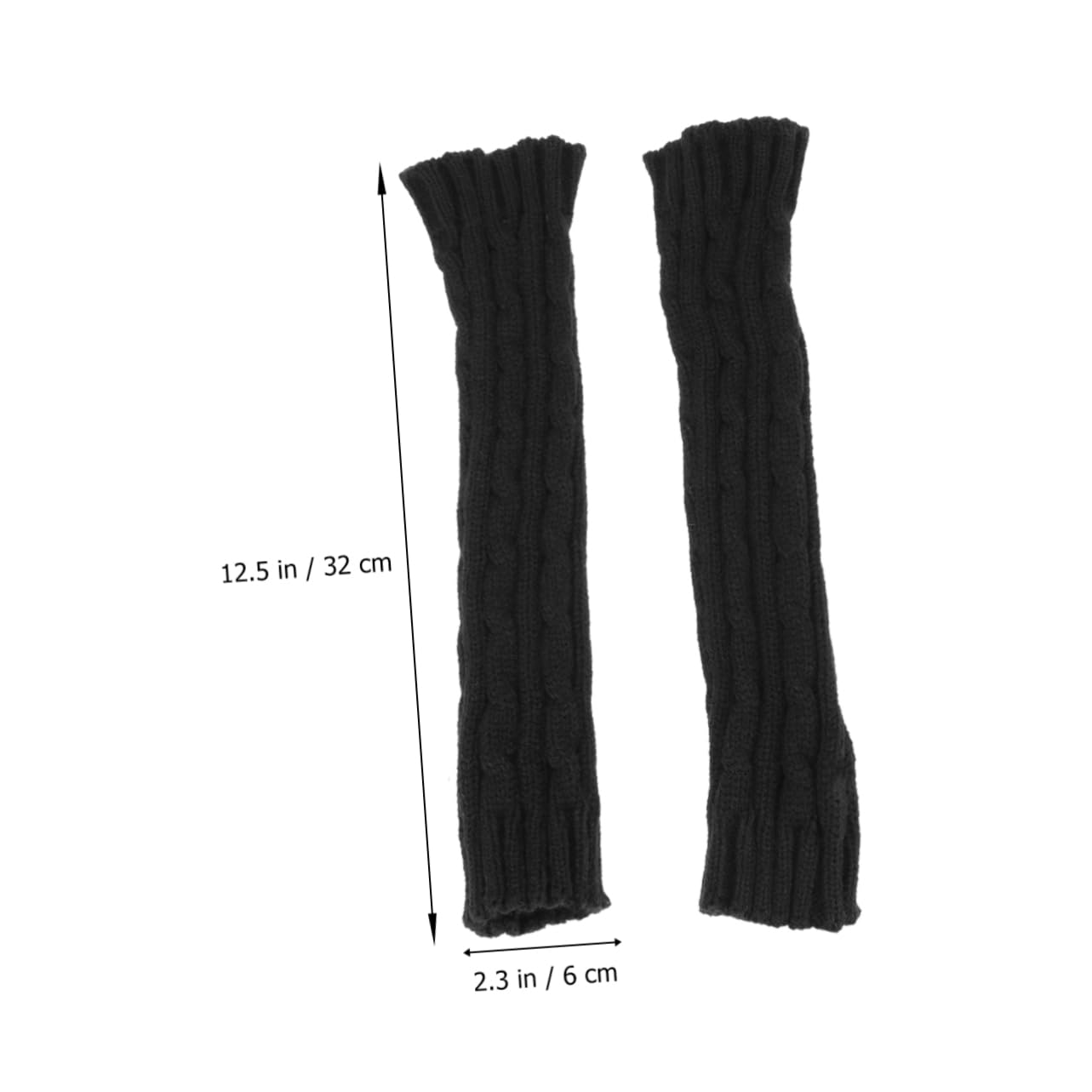 TENDYCOCO Warm Winter Knitted Sleeves Long Cuff Arm for Cold Weather