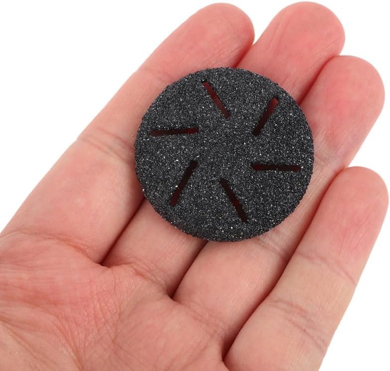 20Pcs Electric Foot Grinder Replacement Rollers Heads Coarse Grit Grinding Sandpaper Head for Callus Removal Foot File Refills for Home Travel