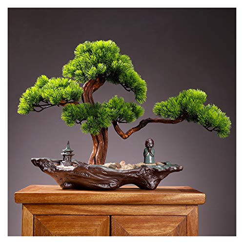 Bonsaï pin intérieur haut de gamme, grand arbre artificiel de décoration - 7