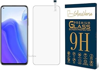 GlassVerse 9H Tempered Glass For Xiaomi Mi 10T Smartphone(Pack Of 1) With Free Installation Kit Full Screen Protector If Received Damaged-6.67 Inch