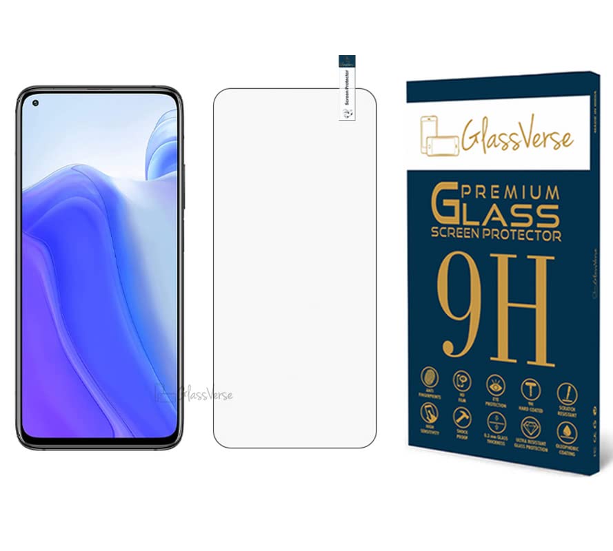 GlassVerse 9H Tempered Glass For Xiaomi Mi 10T Smartphone(Pack Of 1) With Free Installation Kit Full Screen Protector If Received Damaged-6.67 Inch