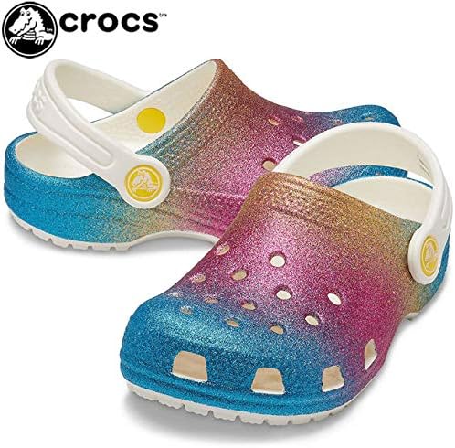 Amazon クロックス Crocs 6456 キッズ ジュニア グリッタークロッグ サンダル 女の子 1c5 J2 cm クロッグ サボ Amazon クロックス Crocs 6456 キッズ ジュニア グリッタークロッグ サンダル 女の子 1c5 J2 cm クロッグ サボ