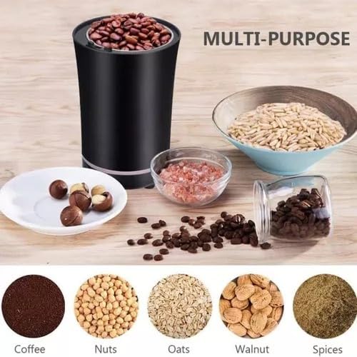 Moedor e Triturador Multifuncional de Grãos Cereais Sementes Elétrico Copo Interno Aço Inoxidável 11