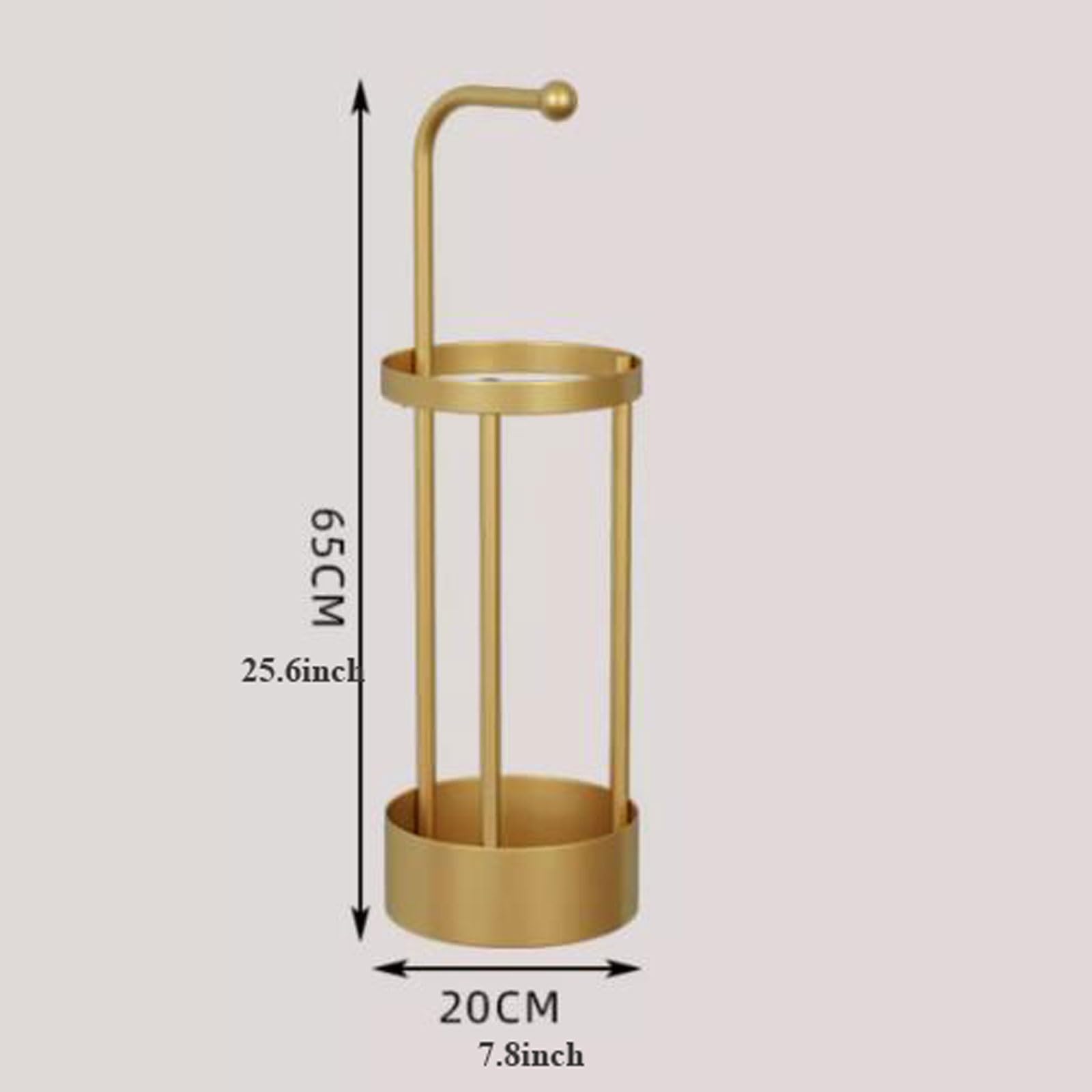 Stojak na parasole Stojak na parasole do użytku domowego przy wejściu, parasol/laska Biuro(Gold)