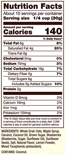 Image of Bob's Red Mill Lemon Blueberry Homestyle Granola, 11oz (6 Count)