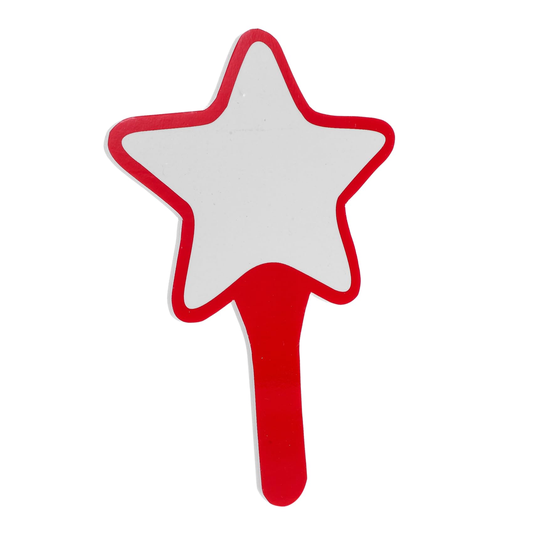 Angoily Star Shaped Handheld Dry Erase Paddle Portable Scoreboard for Classroom Competitions Versatile Blank Design for Easy Scoring Bright Colors for High Visibility