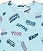 Amazon Essentials Disney | Marvel | Star Wars | Princess Girls' Short-Sleeve Tunic T-Shirts, Pack of 3, 3-pack Marvel Heroes, Small