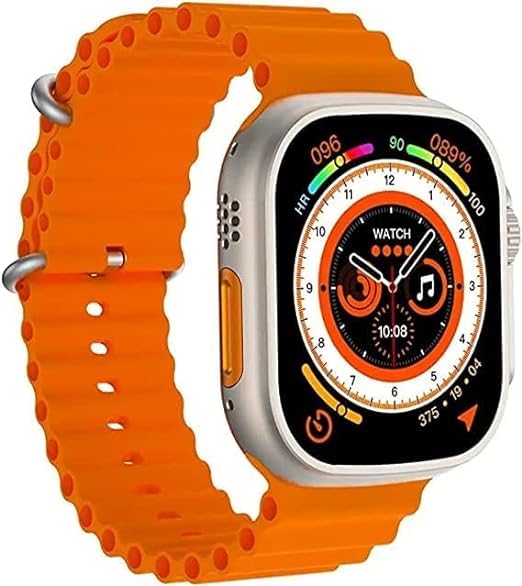 Dev mobile T800 Ultra Smart Watch 1.99 inch Infinite Display,Bluetooth Calling,Heart Rate Tracking, Multiple Sports Features (Orange) (B0CW3BC2WW) Amazon Price History, Amazon Price Tracker