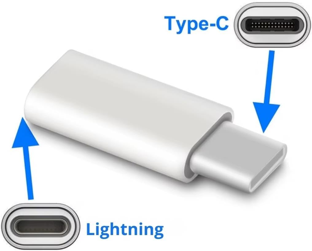 Daytona A-6004 Type-C To Lightning Şarj Data Çevirici Dönüştürücü Adaptör x 2 Adet - Görsel 1
