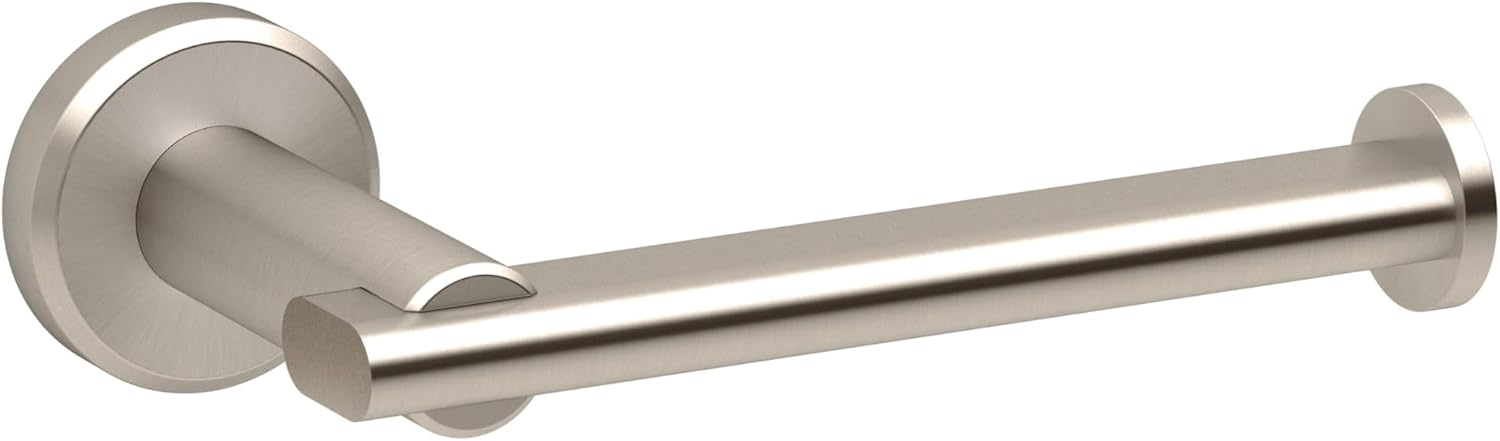 Gatco 5643 Glam Too Euro Toilet Paper Holder, Satin Nickel