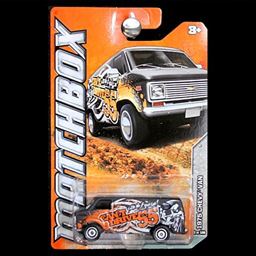 2012 Matchbox Highway Series 1975 Chevy Van Black #81 of 120