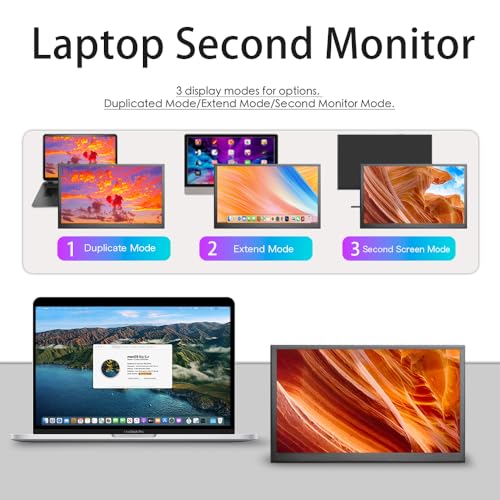 10 inch Monitor Touchscreen Small HDMI Portable Display 1024x600 IPS Computer 10.1 inch Secondary Screen Mini Monitors for Windows Mac Laptop PC - Image 6