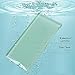 Adedeo Glass Subway Tile 3 x 6 Inch Pale Green for Kitchen Backsplash Bathroom Wall Pack of 32 Sheets