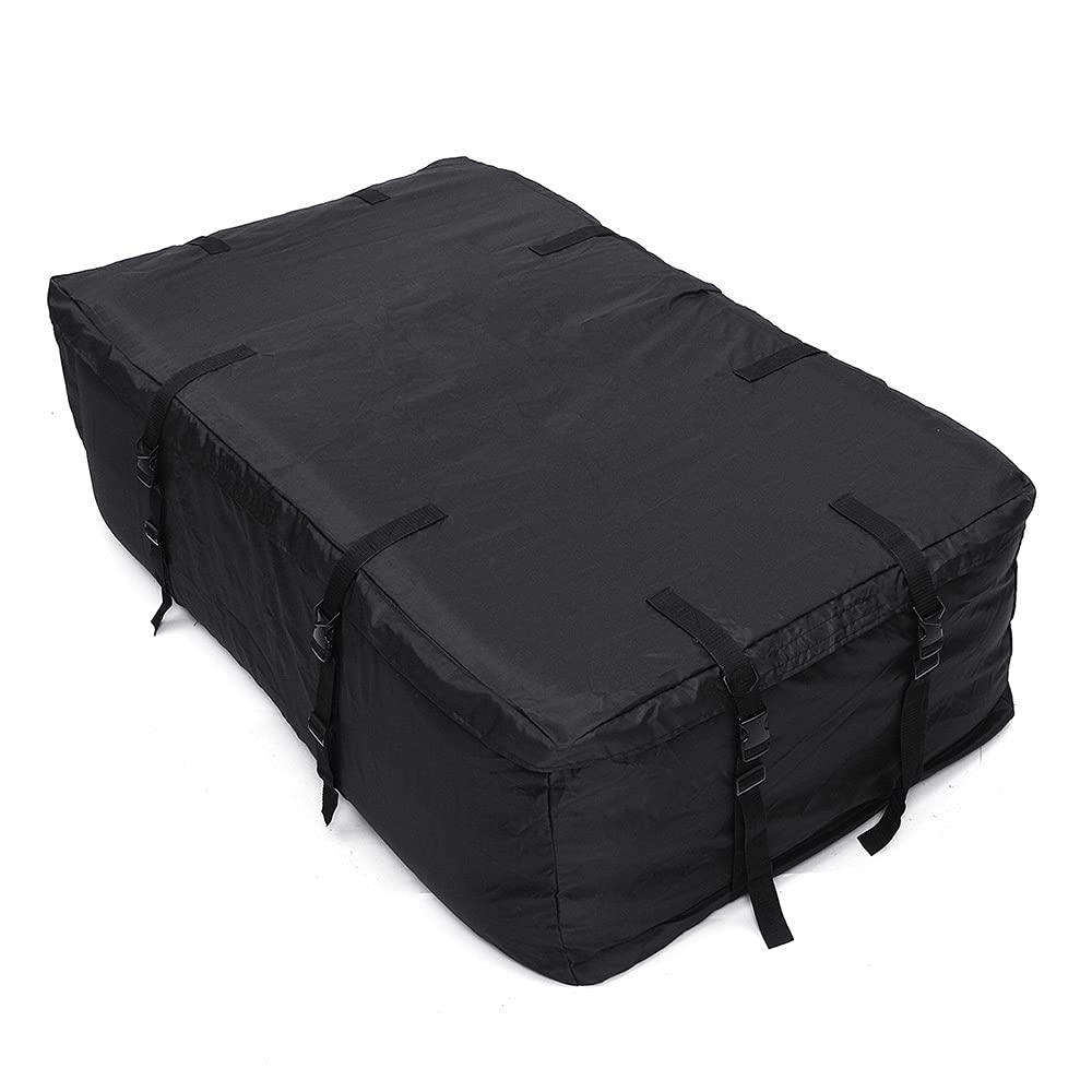 Cofre Techo Coche,Bolsa de Techo 140x80x45cm Espesor Oxford Cloth Coche Bolsa de la azotea Viaje a prueba de agua Transportador de carga Equipaje Bolsa de almacenamiento de equipaje para automóviles A