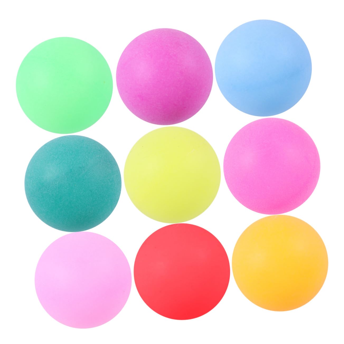 GOOHOCHY 100pcs 40mm Pong Balls for Table Tennis Plastic Seamless Balls Bulk Pack Mixed Colors Ideal for Parties and Training