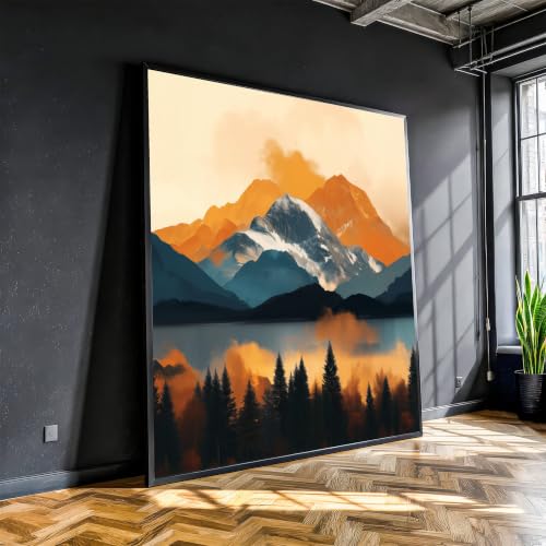 Art mural de yoga spirituel pour créer un salon de réflexion zen
