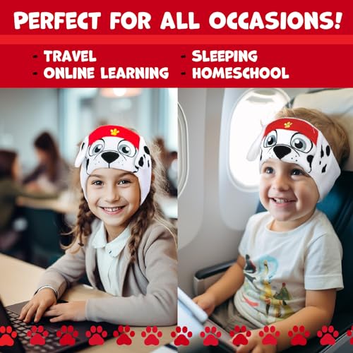CozyPhones Paw Patrol Kids Headphones Over The Ear Headband Headphones - Volume Limited with Thin Speakers & Soft Headband – Marshall