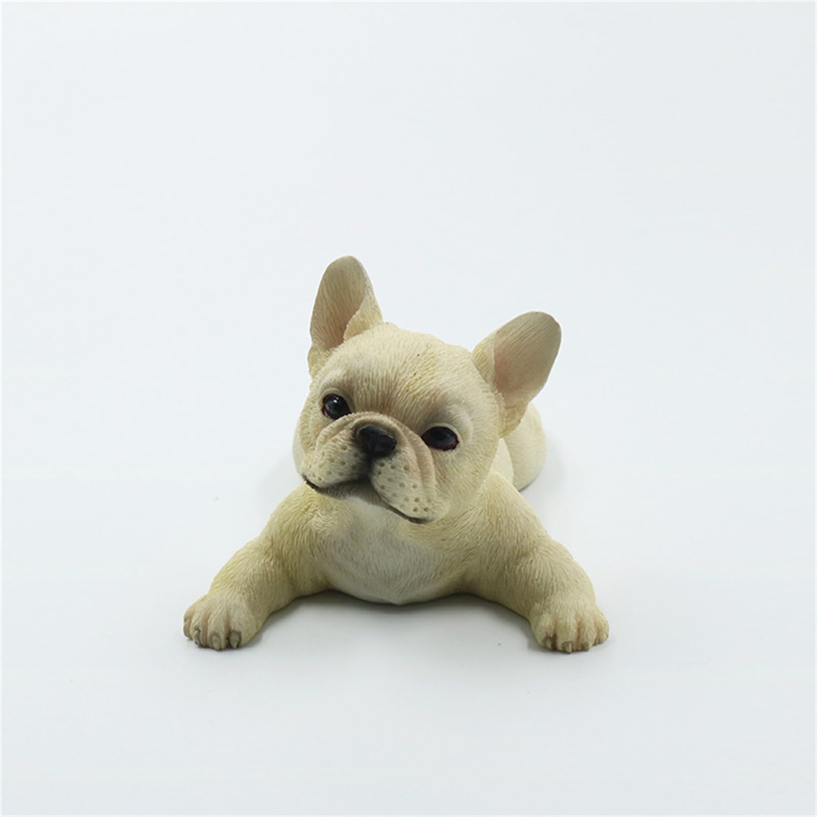 Mini bouledogue français statue 1/6 décoration de bureau et salon figurine résine F