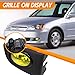 YLT AUTO Front Bumper Running Fog Light Replacement Kit with Switch Wiring for 2001 2002 2003 Honda Civic (Yellow Lens)