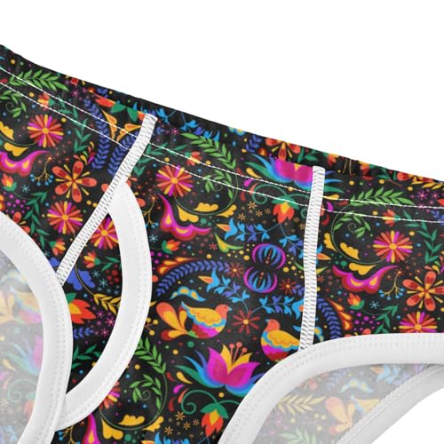 Boys' Exclusive Briefs Toddler Underwear 95% Combed Cotton Boxerbriefs 2T Colorful Mandala Pattern 314